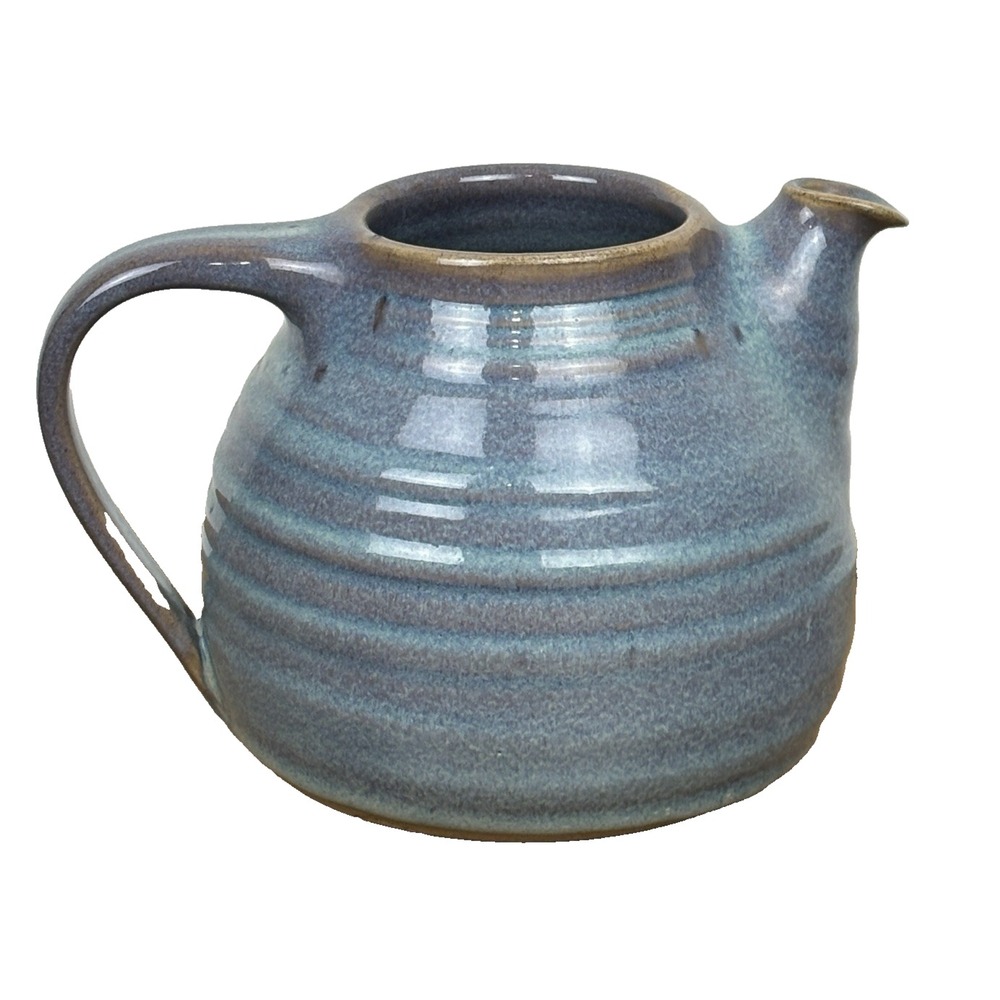 VTG Handmade Tim Farmer Wren Pottery Tavistock Stoneware Pitcher Vase Signed